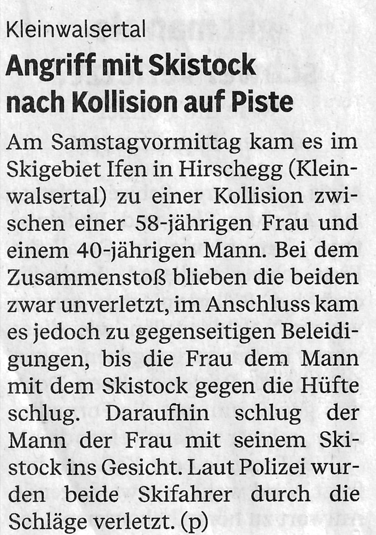 Unfall